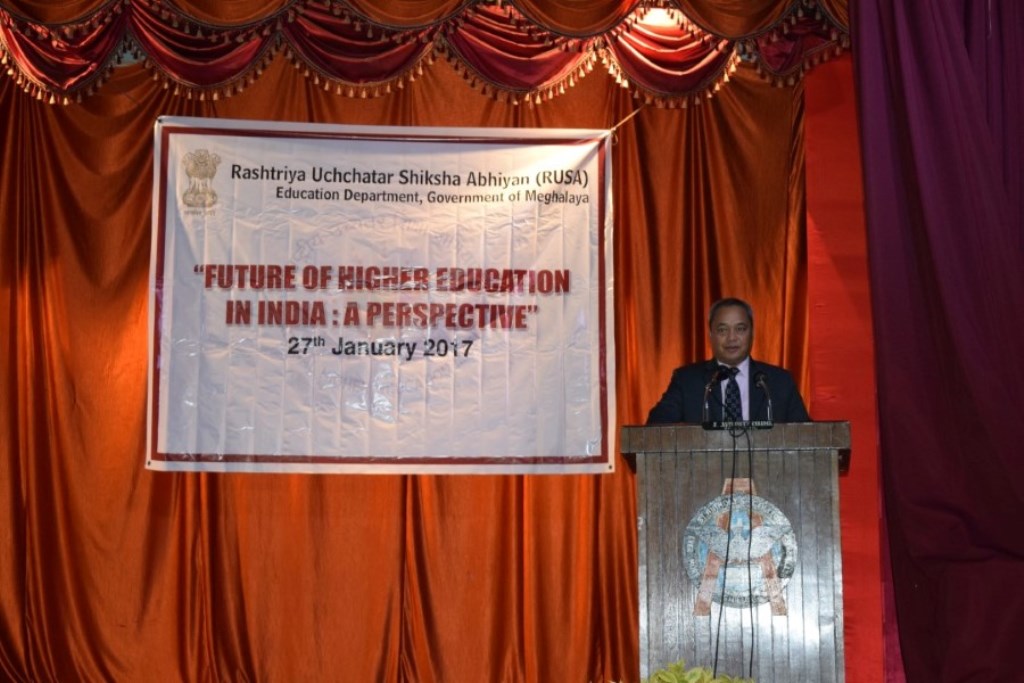 A talk on “Future of Higher Education in India- A perspective” | 27th January, 2017