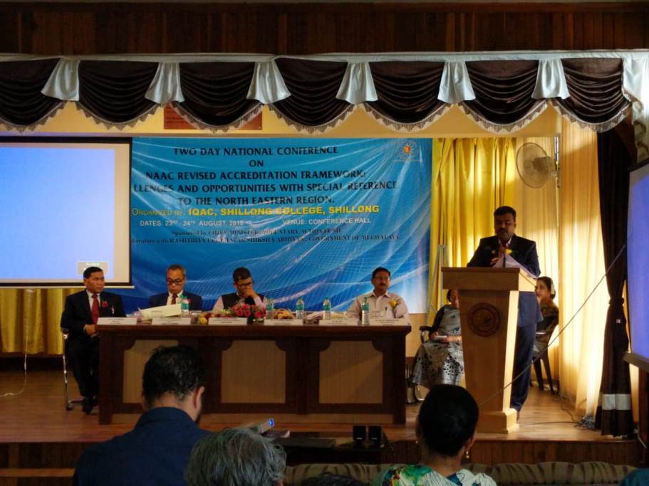 Two days National Conference on NAAC Revised Accreditation Framework: Challenge and Opportunities with Special Emphasis on North Eastern Region | 23rd & 24th August, 2018